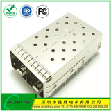 SFP+连接器-1x2焊接式\压接式 10G