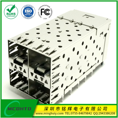 SFP光纤连接器-2x2-带导光柱\不带导光柱