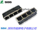 1x4 Fast Filter RJ45Jack with light clip with POE function