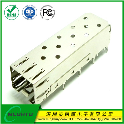 SFP-1x1焊接式（笼子+座子）